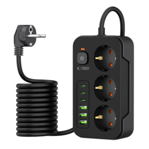 Tech-Protect PC3X6 pikendusjuhe USB pesadega